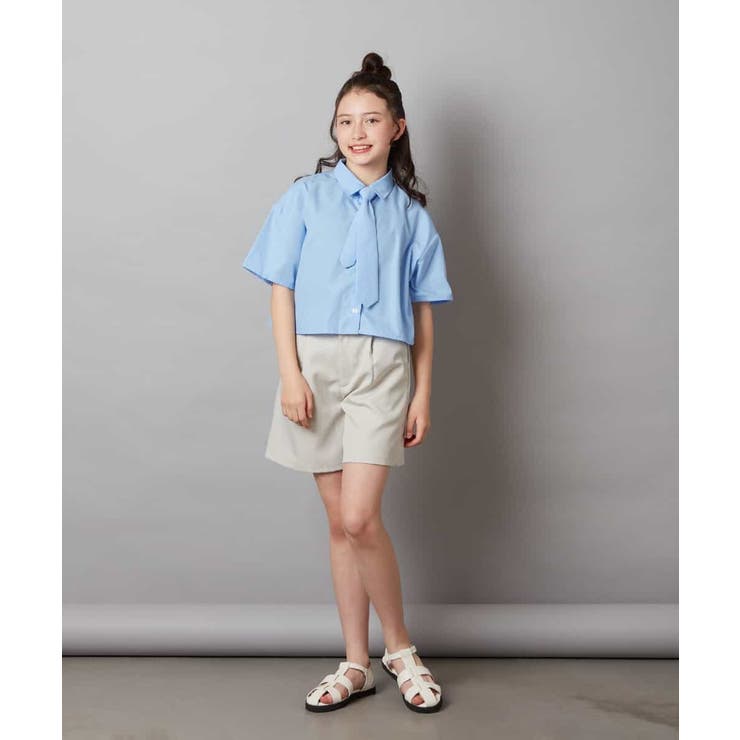 [140-150]ワンタックショートパンツ | a.v.v【KIDS】 | 詳細画像8 