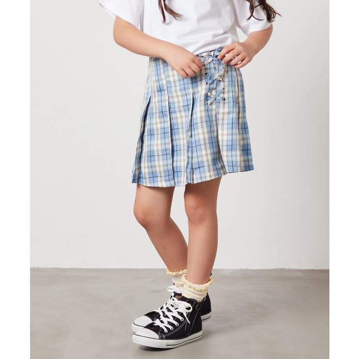 [160]レースアッププリーツスカパン | a.v.v【KIDS】 | 詳細画像25 