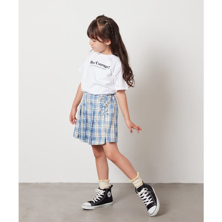 [160]レースアッププリーツスカパン | a.v.v【KIDS】 | 詳細画像28 