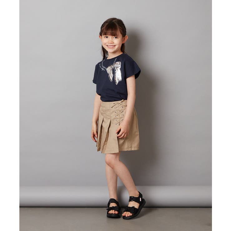 [160]レースアッププリーツスカパン | a.v.v【KIDS】 | 詳細画像37 