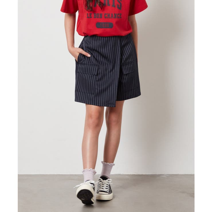 [100-130]【セットアップ対応】カーゴポケットラップパンツ | a.v.v【KIDS】 | 詳細画像1 