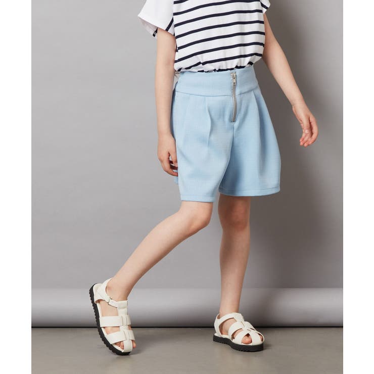 [100-130]フロントジップショートパンツ | a.v.v【KIDS】 | 詳細画像2 