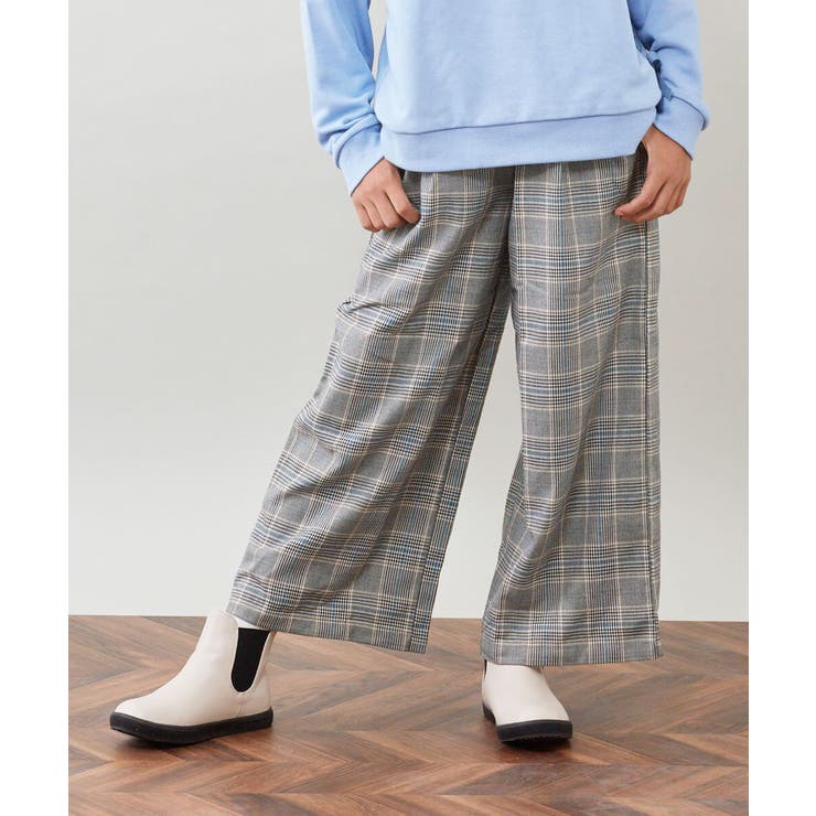 JNBY 未使用　サスペンダー付きパンツ　グレンチェック JNBY 未使用 サスペンダー付きパンツ グレンチェック GU