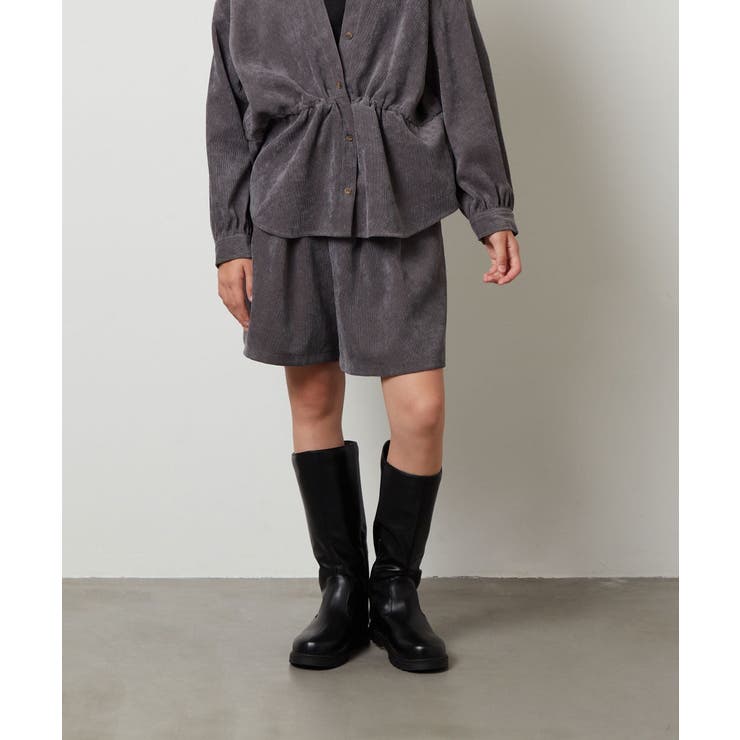 [140-150]【セットアップ対応】ブライトコールタックキュロット | a.v.v【KIDS】 | 詳細画像12 