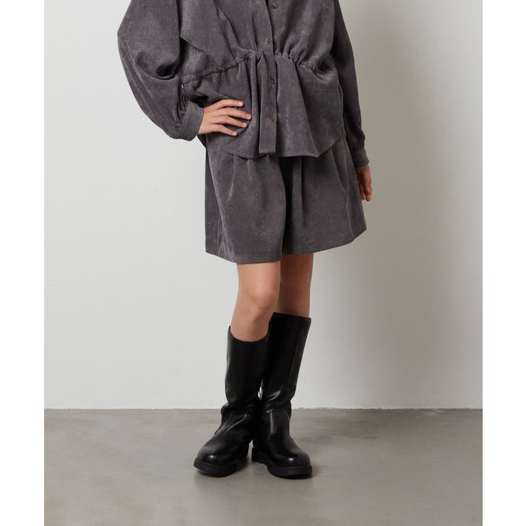 [140-150]【セットアップ対応】ブライトコールタックキュロット | a.v.v【KIDS】 | 詳細画像13 