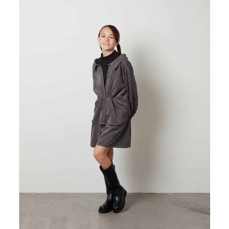 [140-150]【セットアップ対応】ブライトコールタックキュロット | a.v.v【KIDS】 | 詳細画像15 