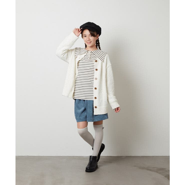 [140-150]【セットアップ対応】ブライトコールタックキュロット | a.v.v【KIDS】 | 詳細画像31 