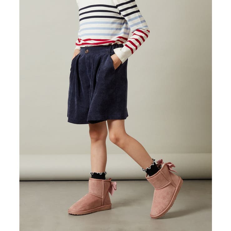 [160]【セットアップ対応】ブライトコールタックキュロット | a.v.v【KIDS】 | 詳細画像10 