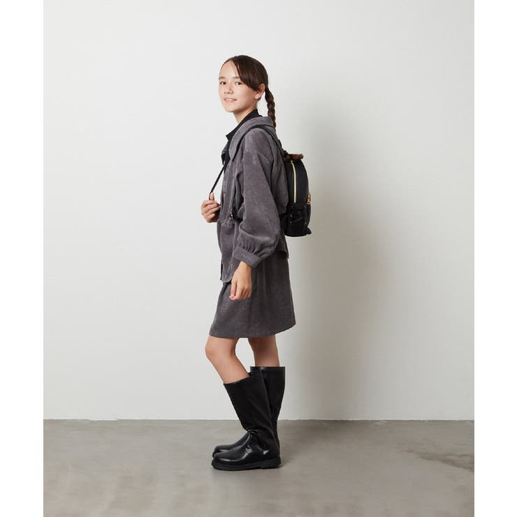 [160]【セットアップ対応】ブライトコールタックキュロット | a.v.v【KIDS】 | 詳細画像40 