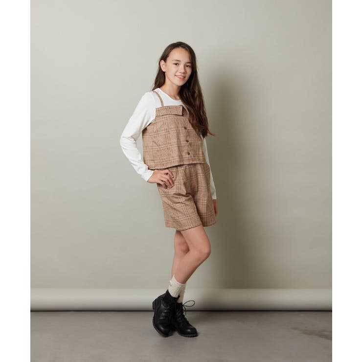 [160]【セットアップ対応】タックショートパンツ | a.v.v【KIDS】 | 詳細画像10 