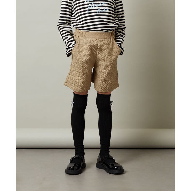 ベージュ | [160]【セットアップ対応】フクレショートパンツ | a.v.v【KIDS】