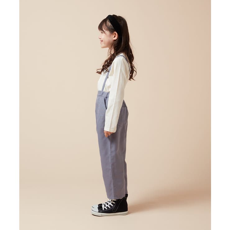 [120-160サスペンダー付きテーパードパンツ | a.v.v【KIDS】 | 詳細画像8 