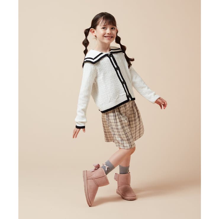 [100-160]オータムチェックタックショートパンツ | a.v.v【KIDS】 | 詳細画像10 