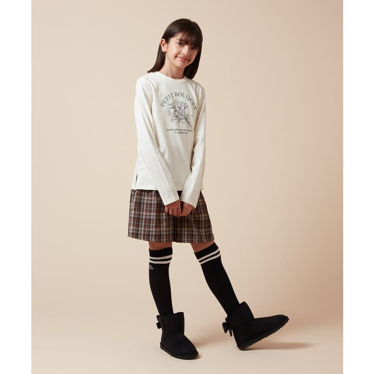 [100-160]オータムチェックタックショートパンツ | a.v.v【KIDS】 | 詳細画像15 