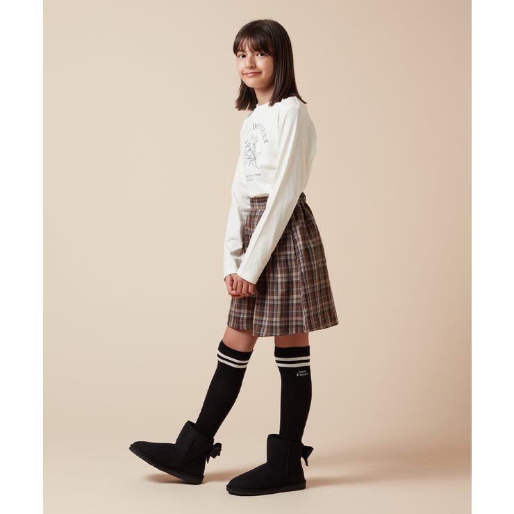 [100-160]オータムチェックタックショートパンツ | a.v.v【KIDS】 | 詳細画像18 