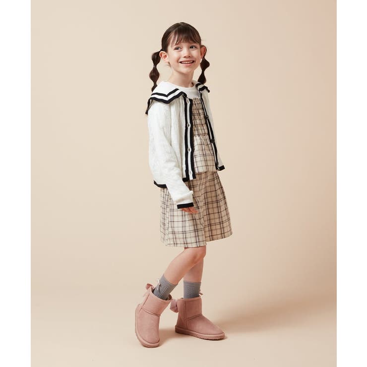 [100-160]オータムチェックタックショートパンツ | a.v.v【KIDS】 | 詳細画像9 