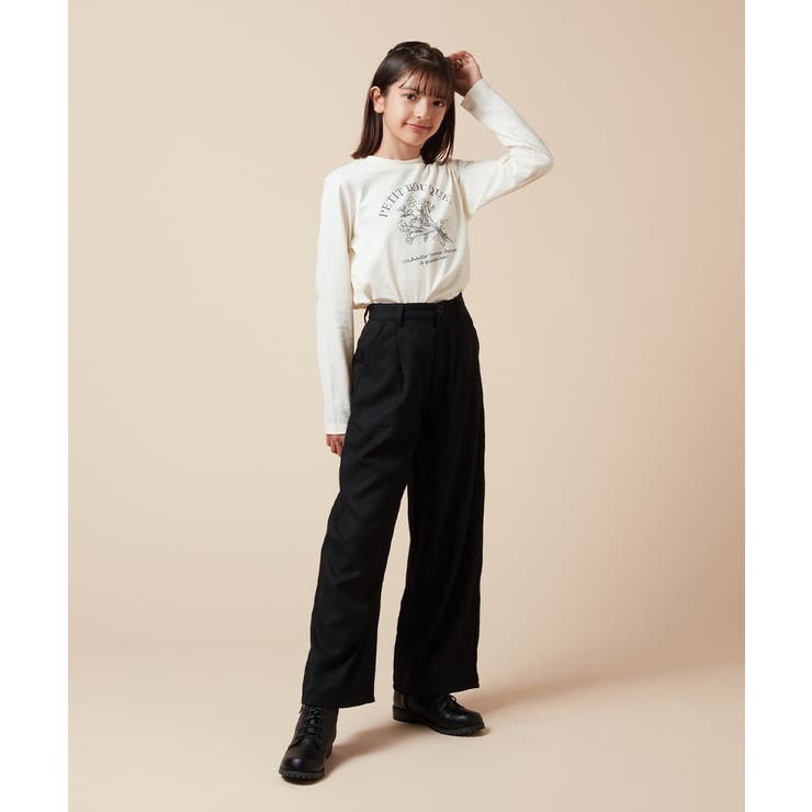 [130]ワンタックワイドパンツ | a.v.v【KIDS】 | 詳細画像12 