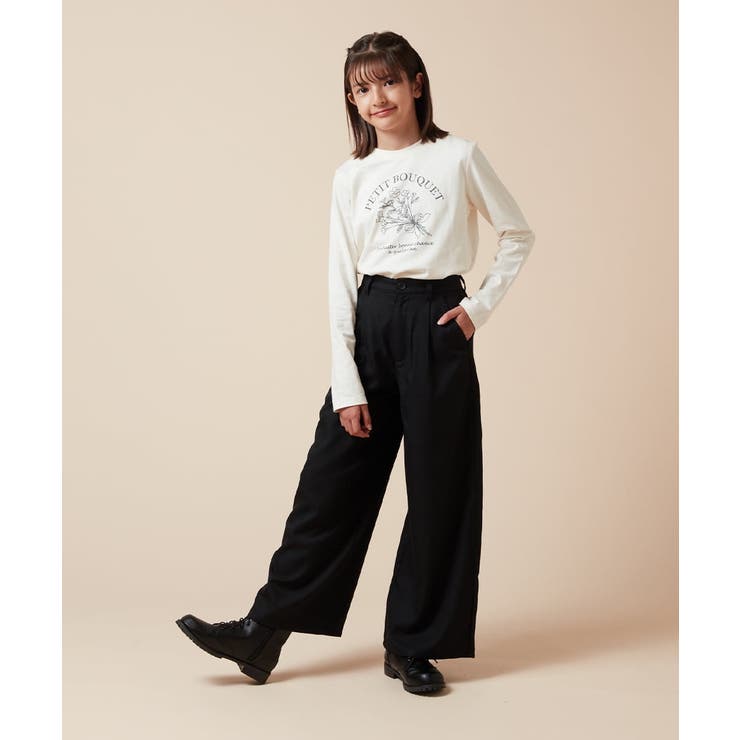 [130]ワンタックワイドパンツ | a.v.v【KIDS】 | 詳細画像13 