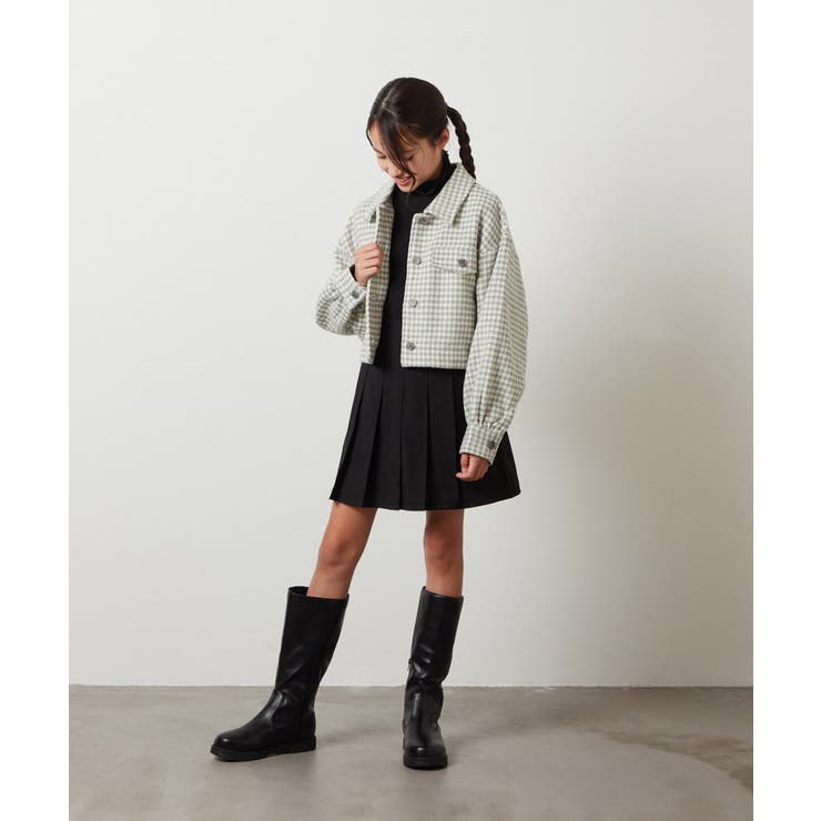 [100-130]アシメプリーツスカパン | a.v.v【KIDS】 | 詳細画像11 