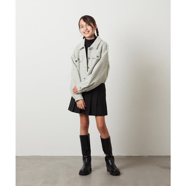 [100-130]アシメプリーツスカパン | a.v.v【KIDS】 | 詳細画像13 