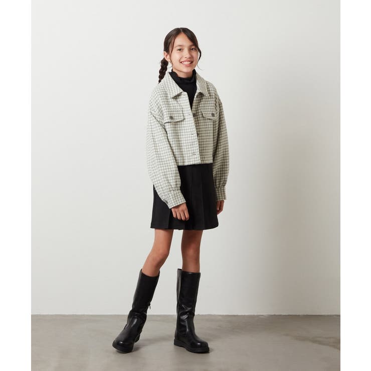 [100-130]アシメプリーツスカパン | a.v.v【KIDS】 | 詳細画像14 