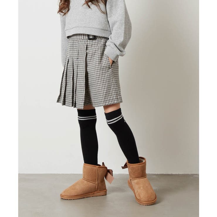 [100-130]アシメプリーツスカパン | a.v.v【KIDS】 | 詳細画像17 