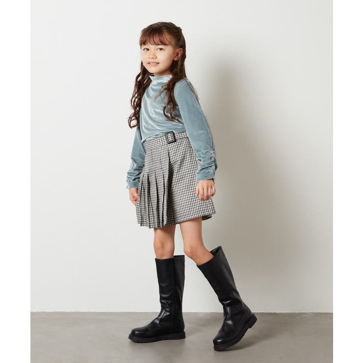 [100-130]アシメプリーツスカパン | a.v.v【KIDS】 | 詳細画像30 