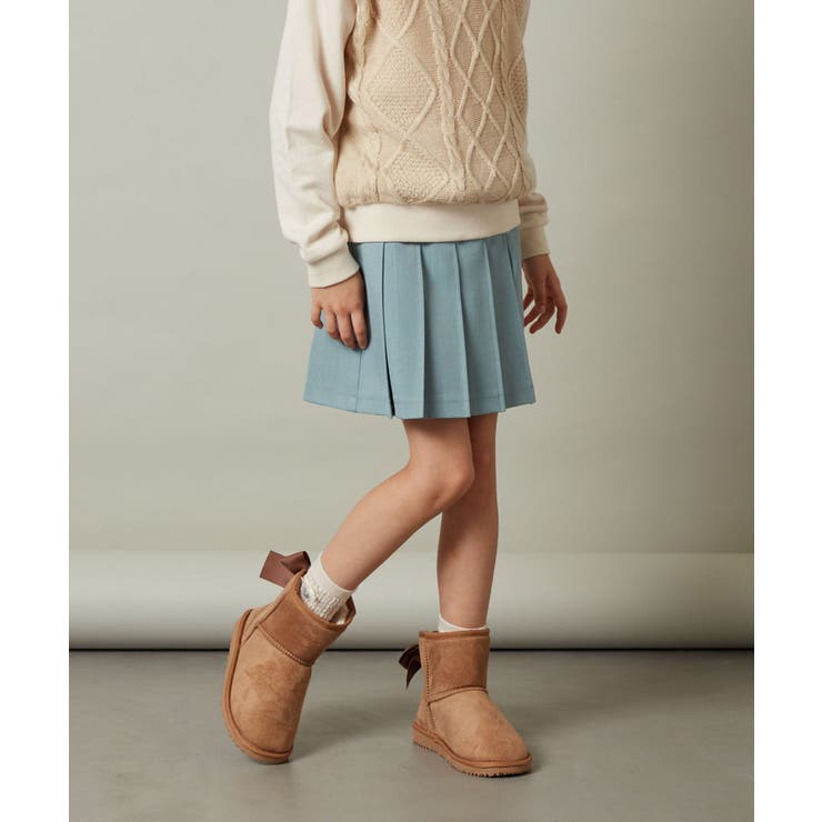 [100-130]アシメプリーツスカパン | a.v.v【KIDS】 | 詳細画像34 