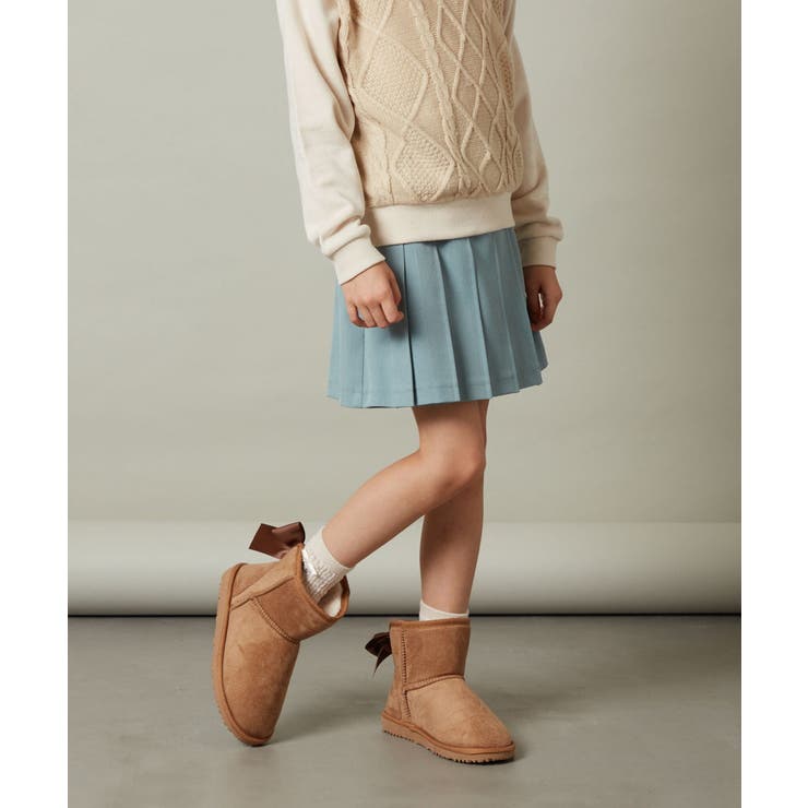 [100-130]アシメプリーツスカパン | a.v.v【KIDS】 | 詳細画像36 