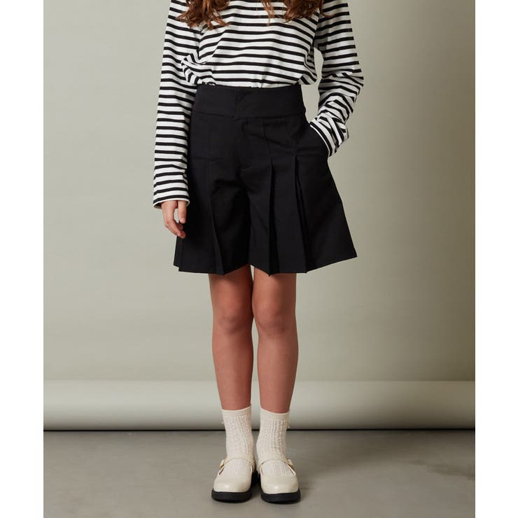 a.v.v ポロシャツ キュロットセット 140-160]【卒服】タックキュロット(その他のパンツ) | a.v.v