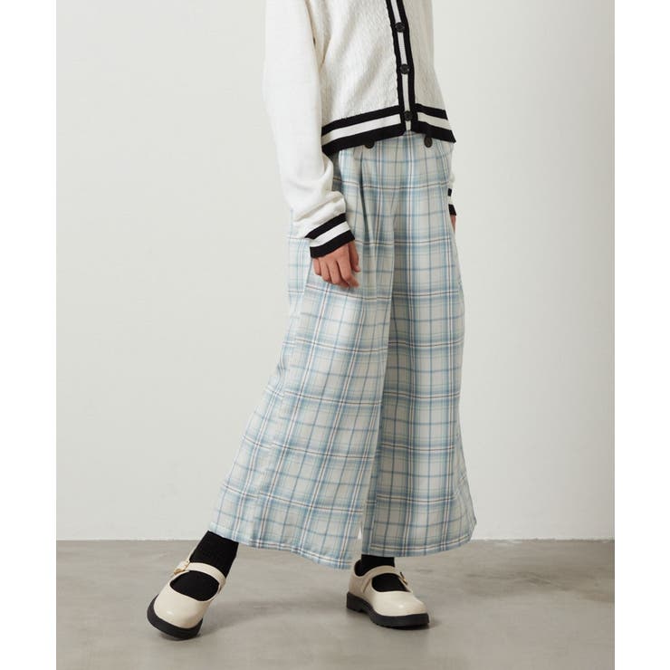 [140-150]【セットアップ対応】サス付きフロントボタンワイドパンツ | a.v.v【KIDS】 | 詳細画像10 