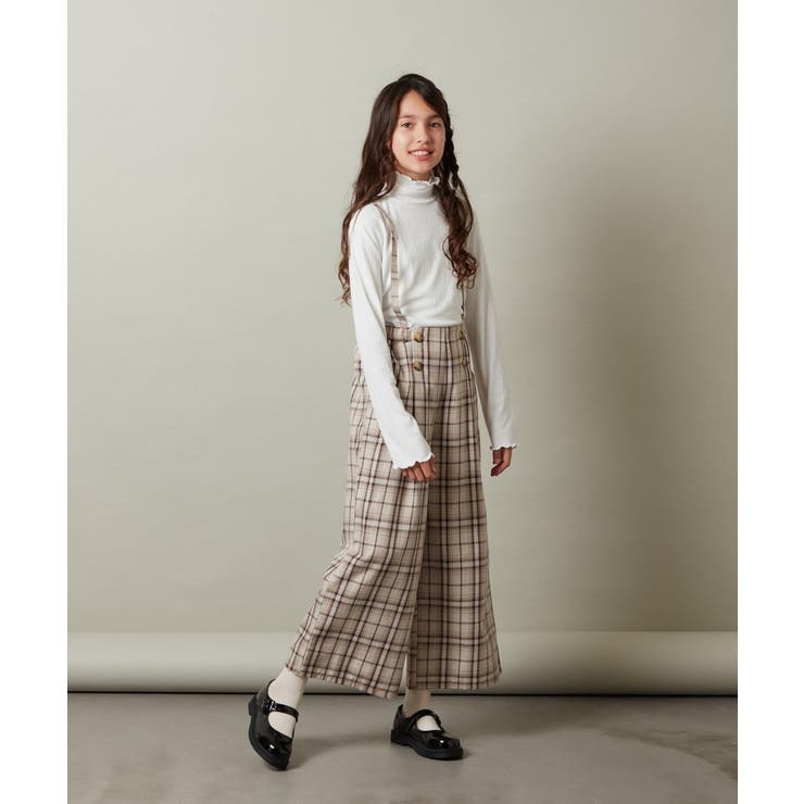 [140-150]【セットアップ対応】サス付きフロントボタンワイドパンツ | a.v.v【KIDS】 | 詳細画像23 