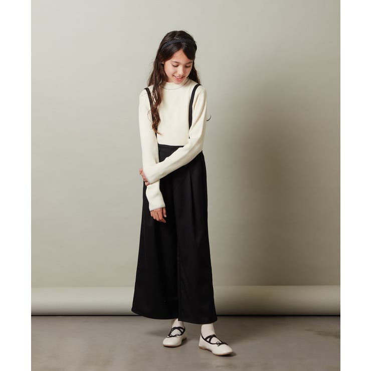 [140-150]【セットアップ対応】サス付きフロントボタンワイドパンツ | a.v.v【KIDS】 | 詳細画像34 