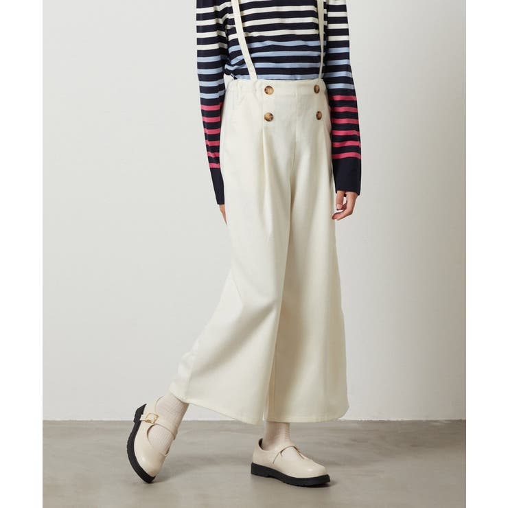 [140-150]【セットアップ対応】サス付きフロントボタンワイドパンツ | a.v.v【KIDS】 | 詳細画像42 