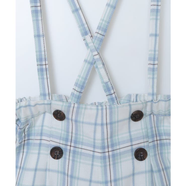 [140-150]【セットアップ対応】サス付きフロントボタンワイドパンツ | a.v.v【KIDS】 | 詳細画像5 