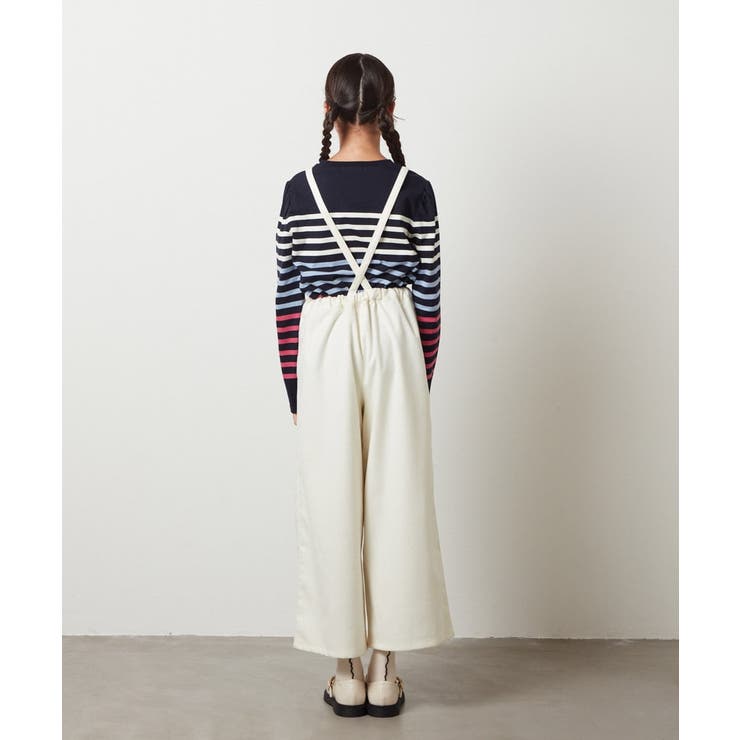 [140-150]【セットアップ対応】サス付きフロントボタンワイドパンツ | a.v.v【KIDS】 | 詳細画像55 