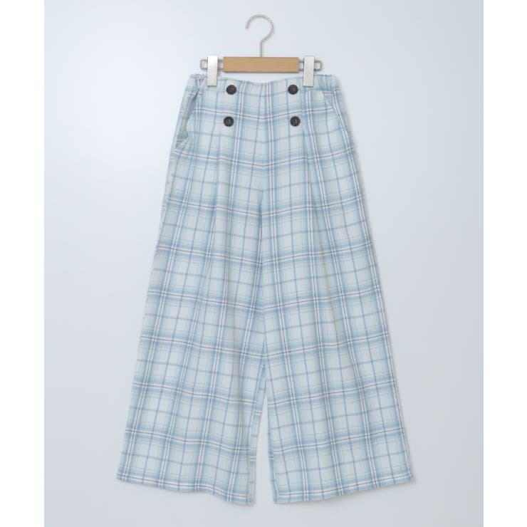 [140-150]【セットアップ対応】サス付きフロントボタンワイドパンツ | a.v.v【KIDS】 | 詳細画像7 