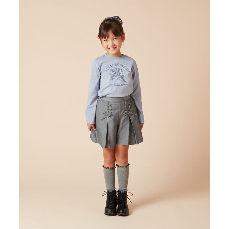 [140-150]ダブルレースアップショートパンツ | a.v.v【KIDS】 | 詳細画像10 