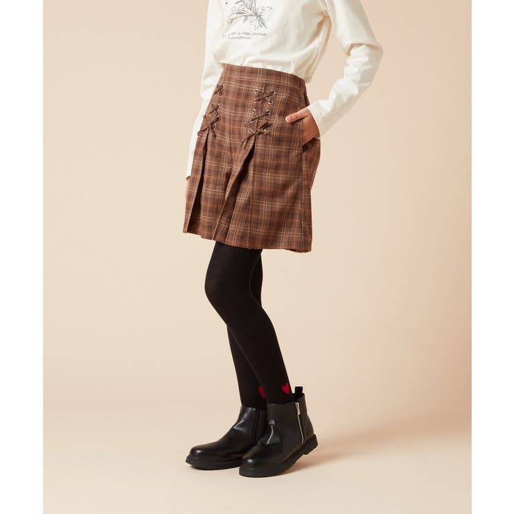 [140-150]ダブルレースアップショートパンツ | a.v.v【KIDS】 | 詳細画像17 