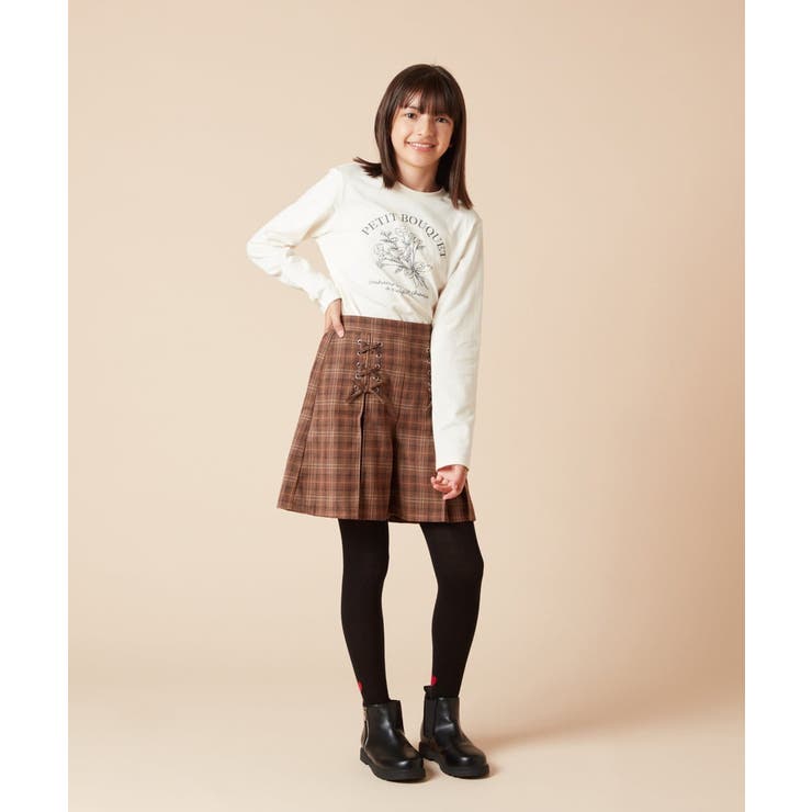 [140-150]ダブルレースアップショートパンツ | a.v.v【KIDS】 | 詳細画像20 