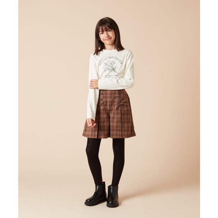 [140-150]ダブルレースアップショートパンツ | a.v.v【KIDS】 | 詳細画像23 