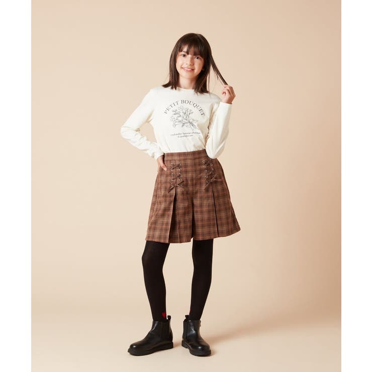 [140-150]ダブルレースアップショートパンツ | a.v.v【KIDS】 | 詳細画像24 