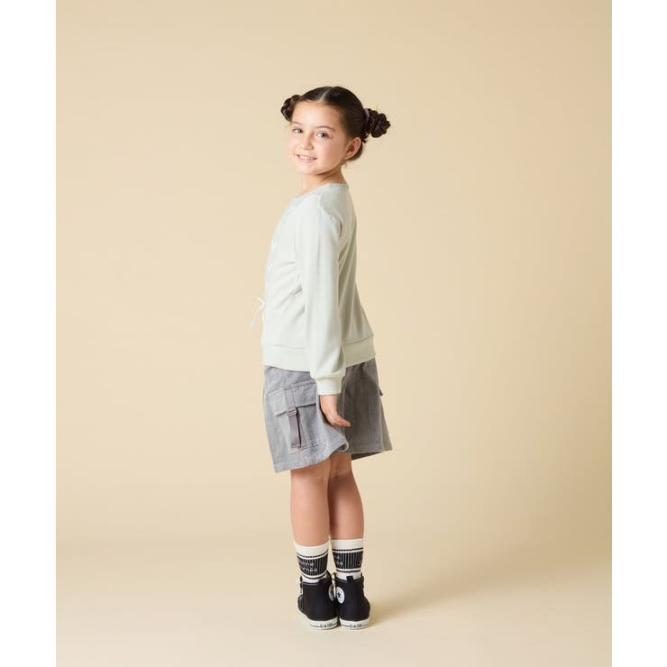 [120-160]コーデュロイカーゴキュロット | a.v.v【KIDS】 | 詳細画像12 