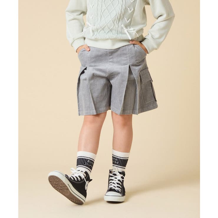 [120-160]コーデュロイカーゴキュロット | a.v.v【KIDS】 | 詳細画像2 