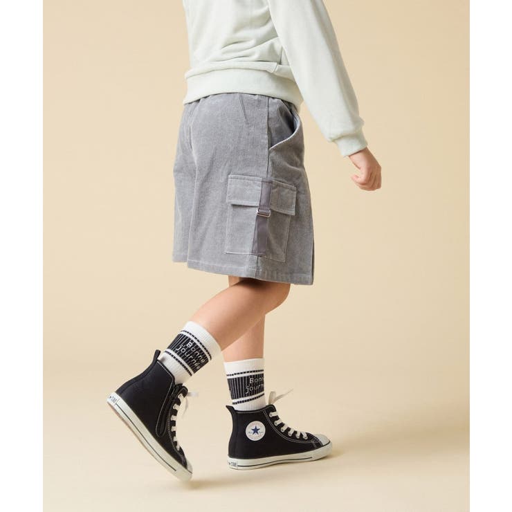 [120-160]コーデュロイカーゴキュロット | a.v.v【KIDS】 | 詳細画像3 