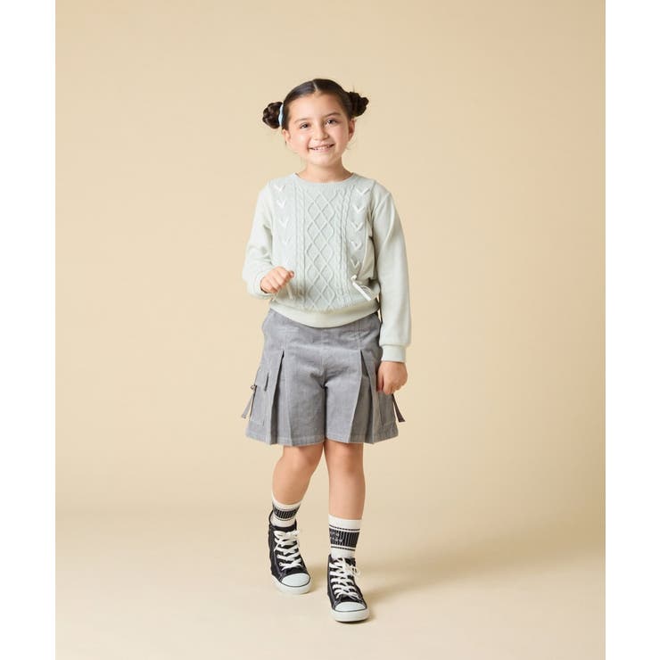 [120-160]コーデュロイカーゴキュロット | a.v.v【KIDS】 | 詳細画像5 