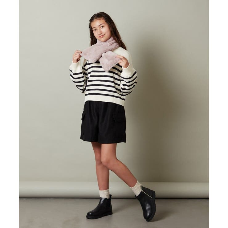 [100-130]カーゴポケットキュロット | a.v.v【KIDS】 | 詳細画像12 