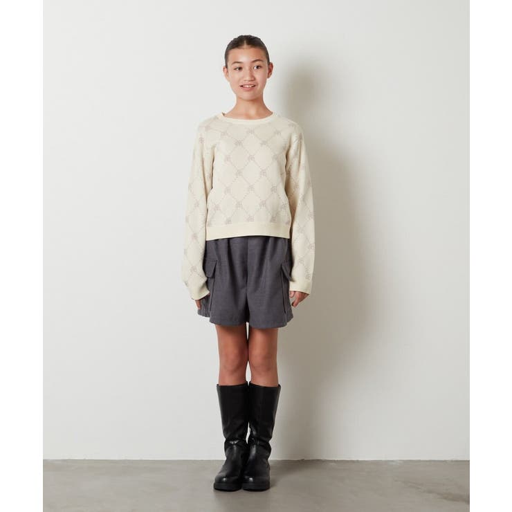 [100-130]カーゴポケットキュロット | a.v.v【KIDS】 | 詳細画像16 