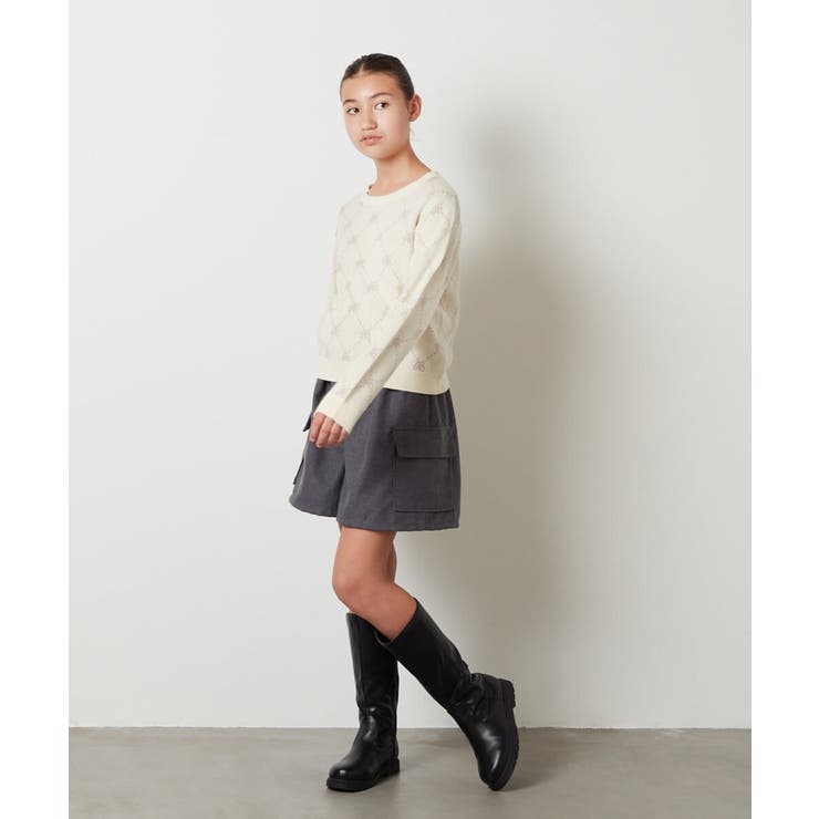 [100-130]カーゴポケットキュロット | a.v.v【KIDS】 | 詳細画像18 