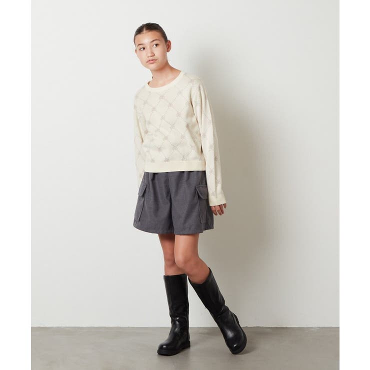 [100-130]カーゴポケットキュロット | a.v.v【KIDS】 | 詳細画像19 